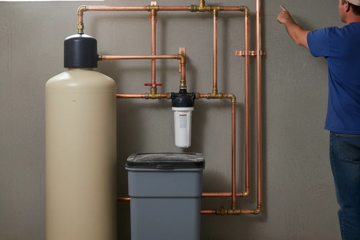 Whole-house water treatment system installed in Francesville